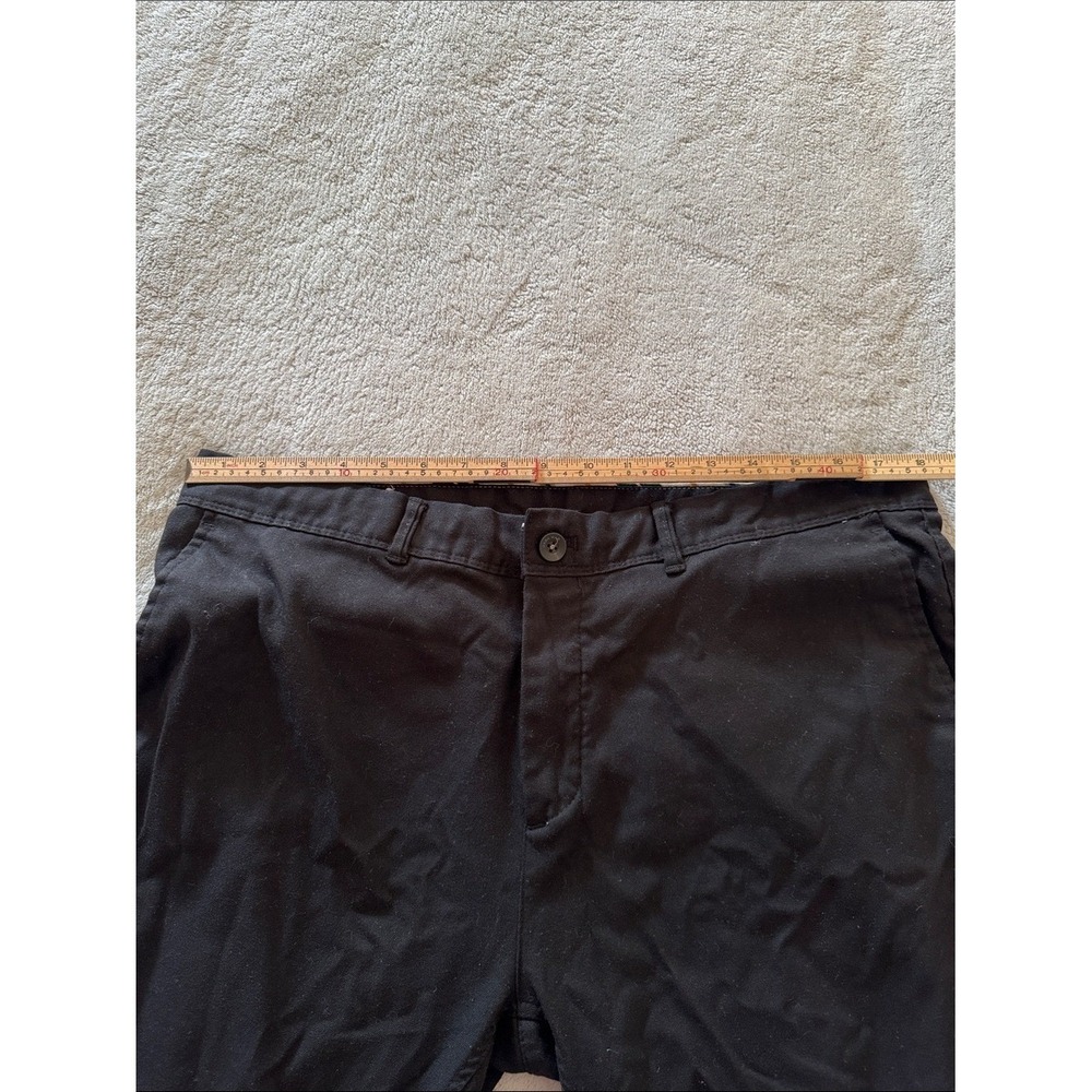 Zara Men's Black Slim Fit Chino Pants Stretch Casual Trousers Size 36 - Picture 5 of 8